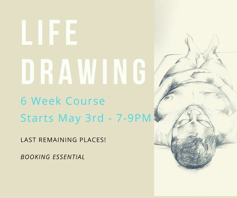 Fancy giving life drawing a go? There's still time to book your place on this 6 week course with <a href="/TessaHoughton/">Tessa Houghton Art</a> exploring various methods and techniques. Course begins Thu 3 May - ow.ly/DNoq30jx4wm
