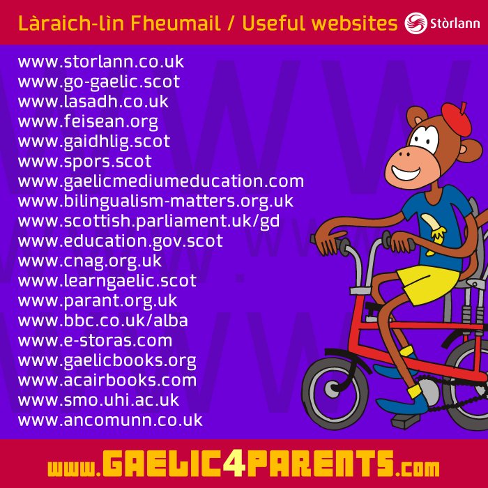 Inspired by #IsMiseGaidhlig ? We have put together this handy list of resources and websites that can help you and your children develop their #Gaelic