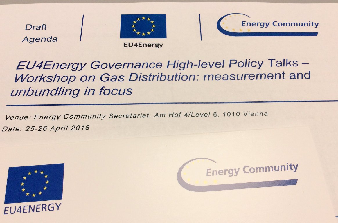 #Throwback Delighted to have participated to #gas #DSO workshop in Vienna wrt #smartmeters #renewablegas #unbundling with 🇲🇩🇬🇪🇺🇦

Looking forward for our next meeting ! Special thx to @Ener_Community !

#EU4energy #CleanEnergyEU #Energytransition