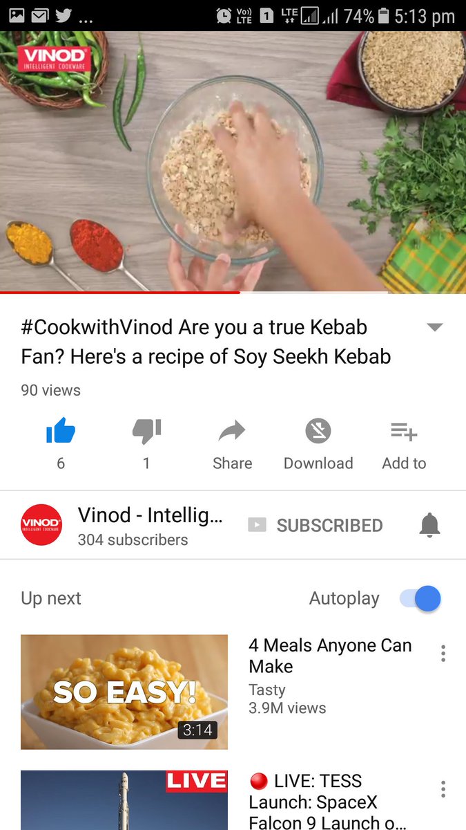 Pritigupta13031's tweet image. Soya Granules
Besan
Onions
Green chilli
Red chilli powder
Kebab masala
Amchoor powder
Turmeric
Coriander leaves 
Bread crumbs
Salt
Water
❤💙💜💛💚
#CookwithVinod

@RainaGupta10
@kumar_2212 
@VHetal 
@bhelman9
@sgupta1208