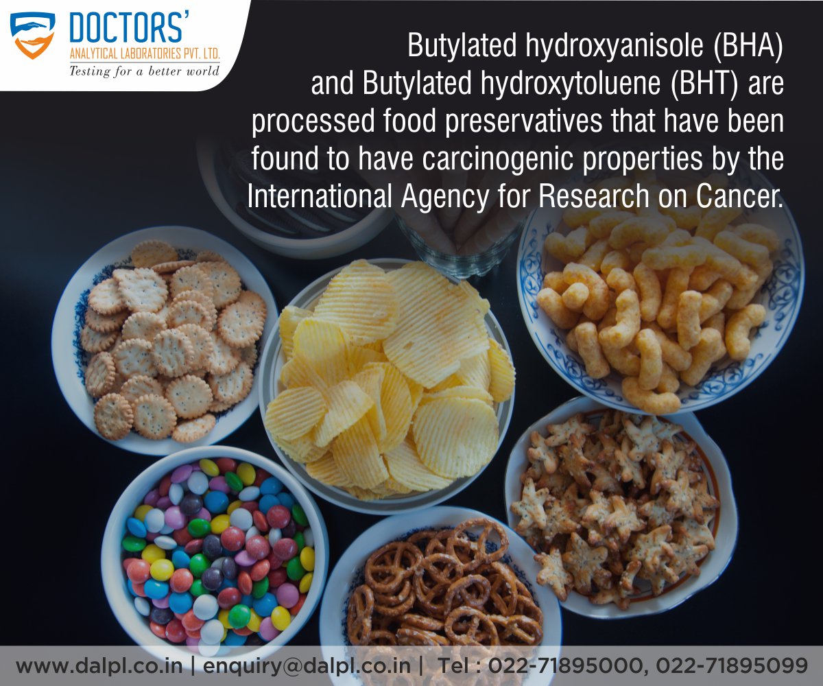 DALPLTesting's tweet image. BHA has been declared safe by #FDA, but it is termed ‘reasonably anticipated to be a human carcinogen’ by U.S. Department of Health and Human Services
Learn more on our antioxidant testing services | dalpl.co.in
@ceo_fssai #FoodSafety #Health #FoodTesting #Food #FSSAI