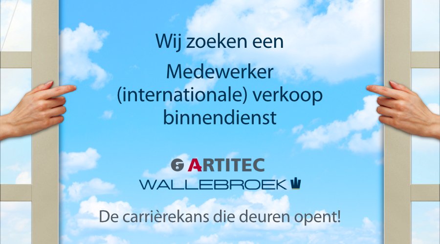Wallebroek's tweet image. Kom jij ons team versterken? Wij zoeken een: 
• medewerker (internationale) verkoop 

Bekijk de vacature 'medewerker verkoop binnendienst' via deze link voor meer informatie:
wallebroek.nl/nl_wb/blog/pos…

#vacature #medewerkerverkoop #vacatures