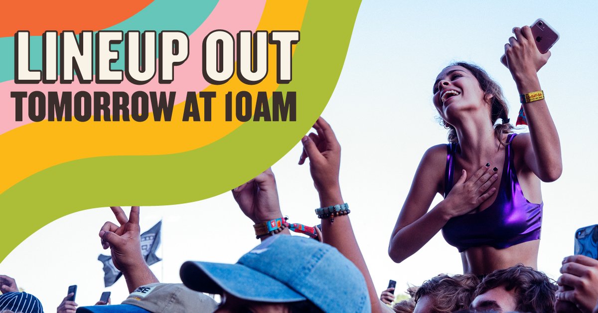 aclfestival's tweet photo. The #ACLFest Lineup will be posted at 10am CT TOMORROW! https://t.co/O2NxNpoZQW https://t.co/nqtZOASlw3
