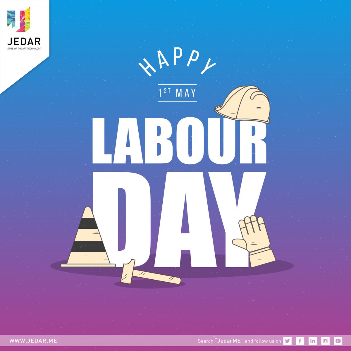 Jedar_ME's tweet photo. شكراً لكل العاملين في العالم وإجازة سعيد وكل عام وأنتم بخير 

#العمال #worker #jedarme https://t.co/bfNKUaKX8G