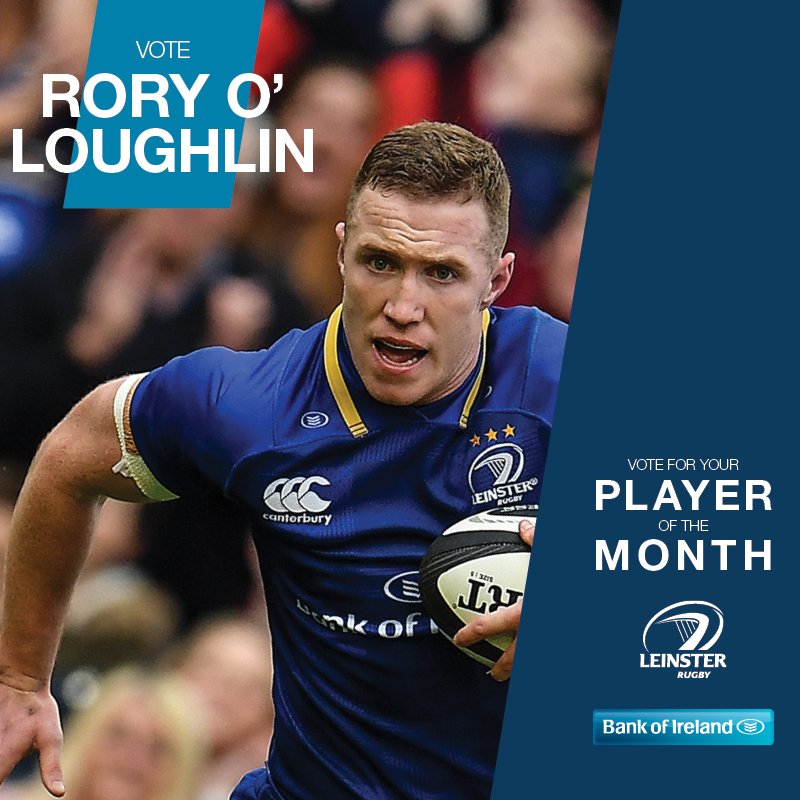 Retweet to vote Rory O'Loughlin as the #BOIrugby @Leinsterrugby March Player of the Month.
