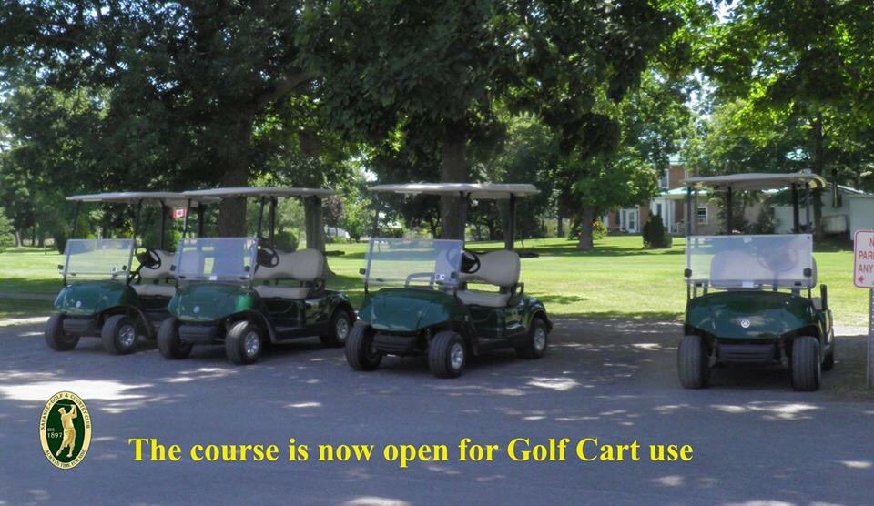 Another Beautiful Day, power carts now available.
Monday Night League rolls out 3:00 to 6:00. #napanee #napaneegolf #alwaystimefornine