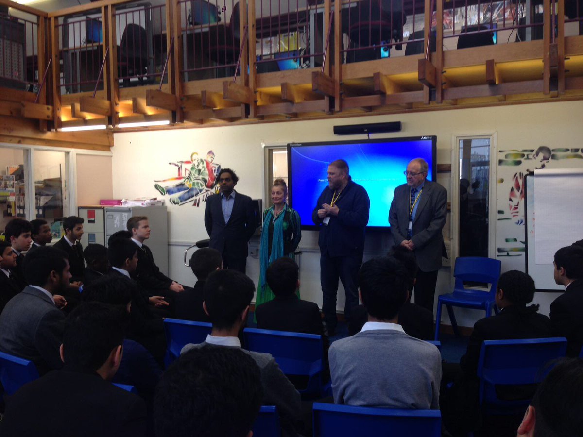 Norlington6form's tweet photo. Students ask council election candidates from the political parties how they will represent them #Democracy #BritishValues https://t.co/41ZtNTjw42