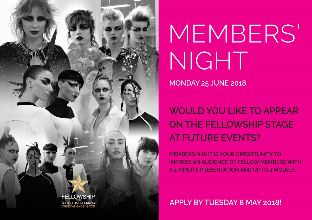 fellowshiphair's tweet photo. Members' Night deadline extended - https://t.co/w3JspovDOY https://t.co/yNX4ObXqiW