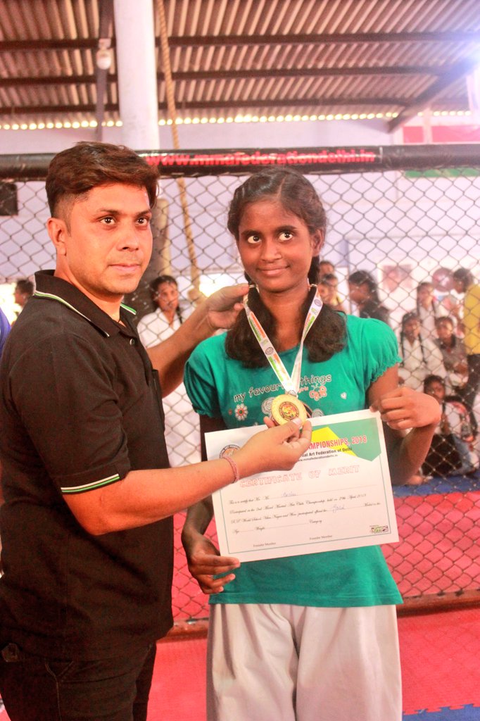 ArtForCause's tweet image. My girls from @NGOProtsahan have created ripples as they win golds in the #Delhi Mixed #MartialArts Championship 2018. They were all so tiny and little 8 years back! Now topping acads and sports like #wonderwomen. Scale that is soul deep goes far. Very far for that one child.