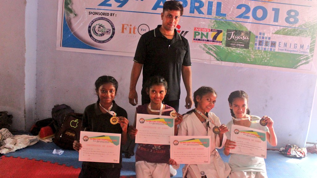 ArtForCause's tweet image. My girls from @NGOProtsahan have created ripples as they win golds in the #Delhi Mixed #MartialArts Championship 2018. They were all so tiny and little 8 years back! Now topping acads and sports like #wonderwomen. Scale that is soul deep goes far. Very far for that one child.