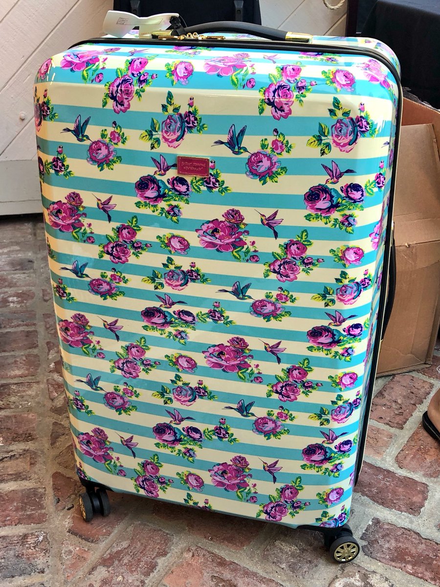 betsey johnson hummingbird luggage