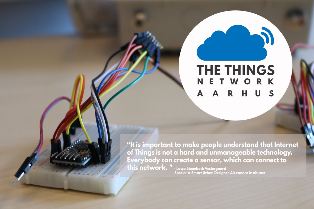 ttnaarhus's tweet photo. “It is important to make people understand that Internet of Things i s not a difficult and unmanageable technology.Everybody can create a sensor, which can connect to this network. ” https://t.co/kG1CDwEXWe #TTNAarhus #TTN #IoT #LoRaWAN #LoRaAlliance #Aarhua https://t.co/uUduWhTn8E