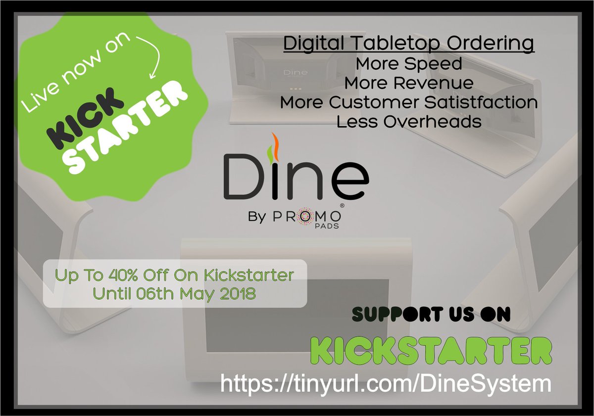 Promo_Pads's tweet photo. One of the best things about the Dine system is that its a win-win for everyone, with significant benefits for owners aswell as customers.
https://t.co/YBAHHAkalY https://t.co/lfV4rje15W
