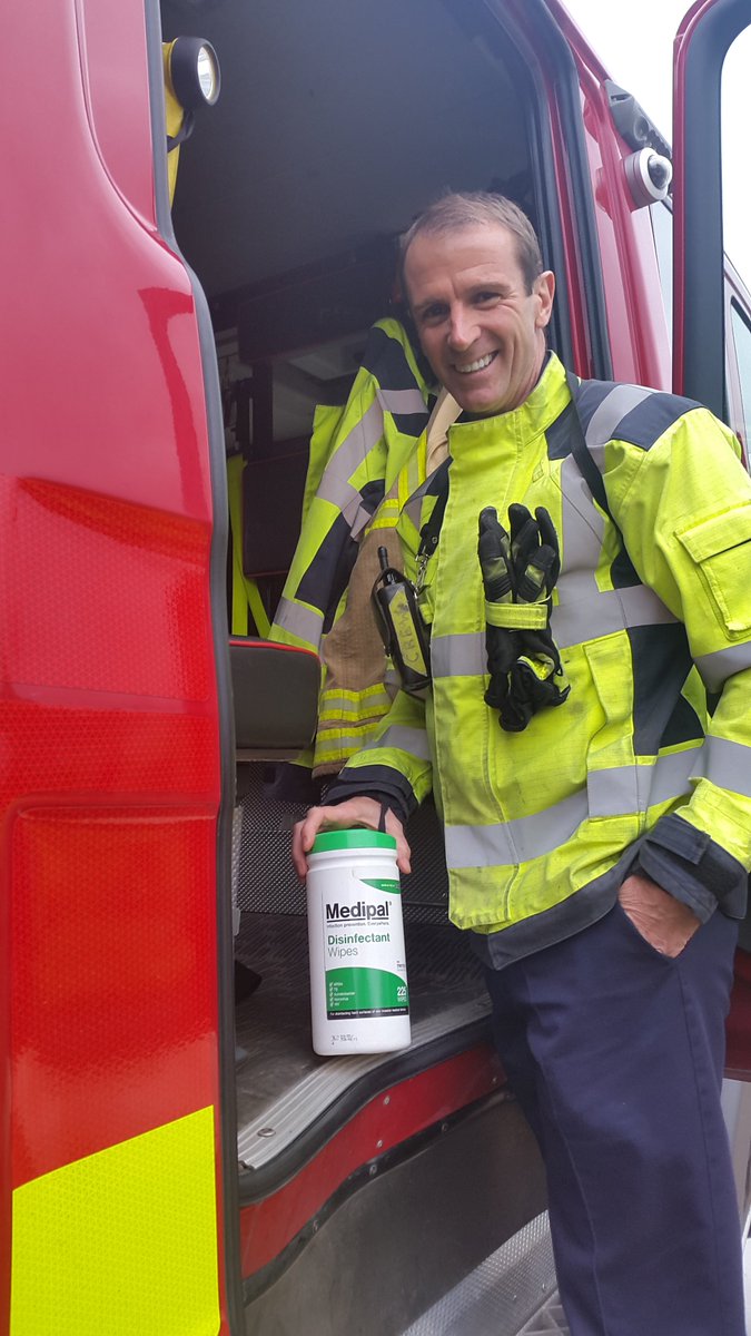 Medipal_'s tweet photo. Fantastic to see @LFRSFireControl using #Medipal Disinfectant Wipes in their fire engines. Keep up the great work! #MadeInLeicestershire
#HygieneAtWork https://t.co/iVfJwziAj7