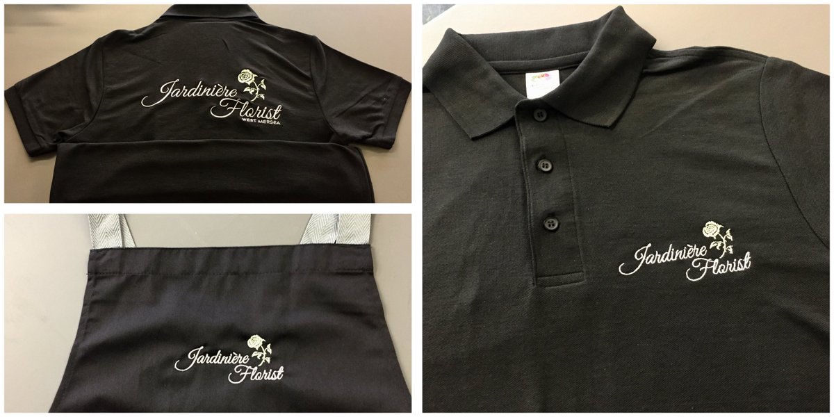 Nativepromotion's tweet photo. Work in a florist? We recently embroidered some polo shirts and aprons for Jahdiniehe Florists #clothing #workwear #embroidery #WeDontJustPrintTShirts https://t.co/z9d1JDqwJw