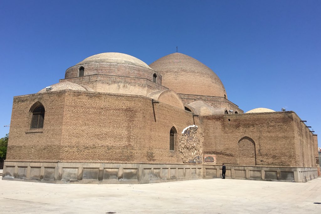 SwissEmbassyIr's tweet photo. As capital of Islamic tourism, #Tabriz2018 celebrates its historic heritage, traditional hospitality + exquisite handicraft. Great to visit the famous Blue Mosque, the historic bazaar (#UNESCO #WorldHeritage site) + Mohammad Khadim, father of handmade leather shoes in Tabriz https://t.co/5UXhkKXwxN