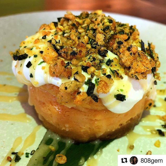 #Repost <a href="/808gem/">Gem</a>: Honey Cheesecake w/Furikake Crunch <a href="/eatinghouse1849/">Eating House 1849</a> <a href="/kapoleicommons/">Kapolei Commons</a> #hawaii #dessert #hawaiisbestkitchens ift.tt/2JzT47O