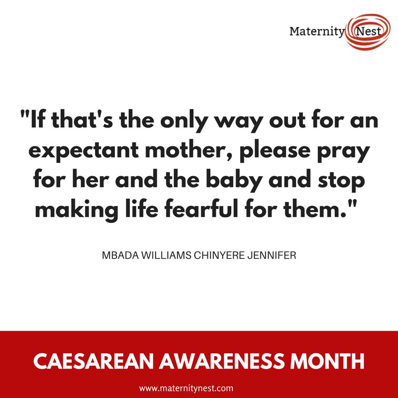 MaternityNest's tweet photo. Stop the fear mongering. Pray for a safe delivery instead. 
#CesareanAwarenessMonth #labourdanddelivery https://t.co/wxQ2LPxBBG