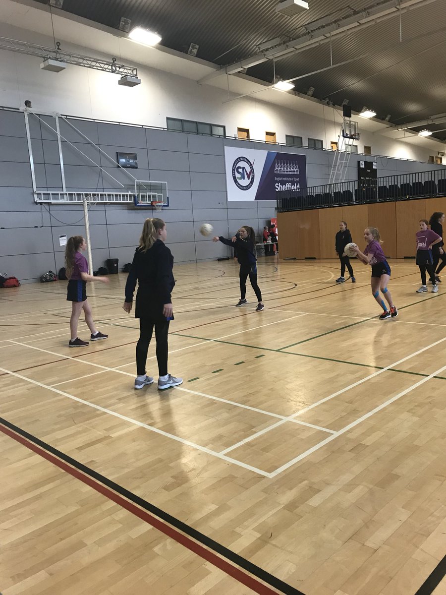 StAidansPE's tweet photo. Ready to go!! Warm up in full flow #Netball #EIS #year7 https://t.co/qs1ybxTldN