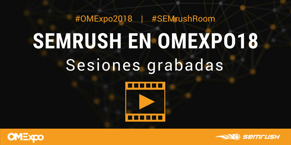 semrush_es's tweet photo. 📹 Reviví los mejores momentos de la 2º edición de #SEMrushRoom dentro de #OMExpo2018 🎉
▶️ Día 1 ➡️ https://t.co/InRHUghf4S
▶️ Día 2 ➡️ https://t.co/mt4gHloUHN https://t.co/jiTHwj8meU