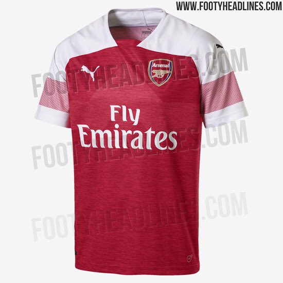 [Photos] Fresh images of Arsenal's new 2018/19 home kit leaked online ...