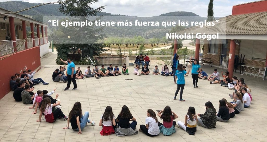 "El ejemplo tiene más fuerza que las reglas". Nikolái Gógol.

¡Feliz lunes! ¡Feliz semana!

#educación #colegios #infantil #primaria #niños #niñas #ejemplo #valores