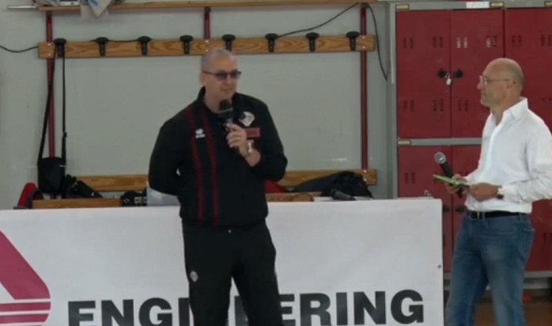 intoscana's tweet photo. #Firenze, "Cresci e post@" Walter De Raffaele, coach dei campioni d'Italia di basket della Umana Reyer Venezia: "Lo #sport insegna tante cose. Non si può sempre vincere, ci sono anche le sconfitte. E dalle sconfitte ci si deve rialzare sempre" https://t.co/BNcJ382IGM