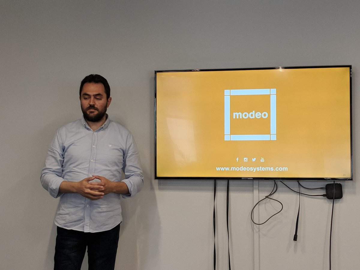 ClaireEngland's tweet photo. Great Beirut startup pitches @berytech from @ModeoSystems and @mykitweets to @KauffmanFellows investors! #KauffmanFellows https://t.co/MIbYKPUnaN
