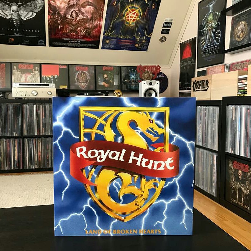 A signed copy of Land of Broken Hearts #vinyl #LP + story of it's creation is available in the web shop. We are ready to publish the #newsong and unreleased video materials already on this week. Join "Land of Broken Hearts. Story" - royalhunt.com/brokenheartslp