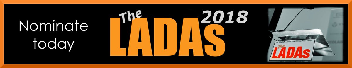Laundry_Today's tweet photo. Now that we're getting over #CleanEx2018, we're thinking about those in the industry that deserve an award to recognise their achievements. Who will you nominate for a #Laundry and #Drycleaning Award? #LADAs2018 https://t.co/TZPxKh7haa https://t.co/FWxGo0nJmd
