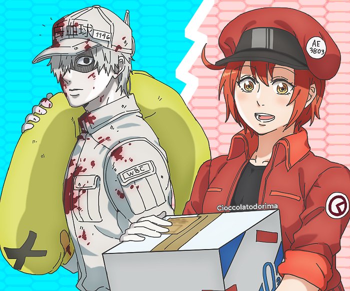 Cioccolatodorima Twitter: "I tried to draw Hataraku Neutrophil and Red Blood in the anime style my commission break! I enjoy the manga! Good afternoon!😀 https://t.co/rcRWhuX7R6" / Twitter