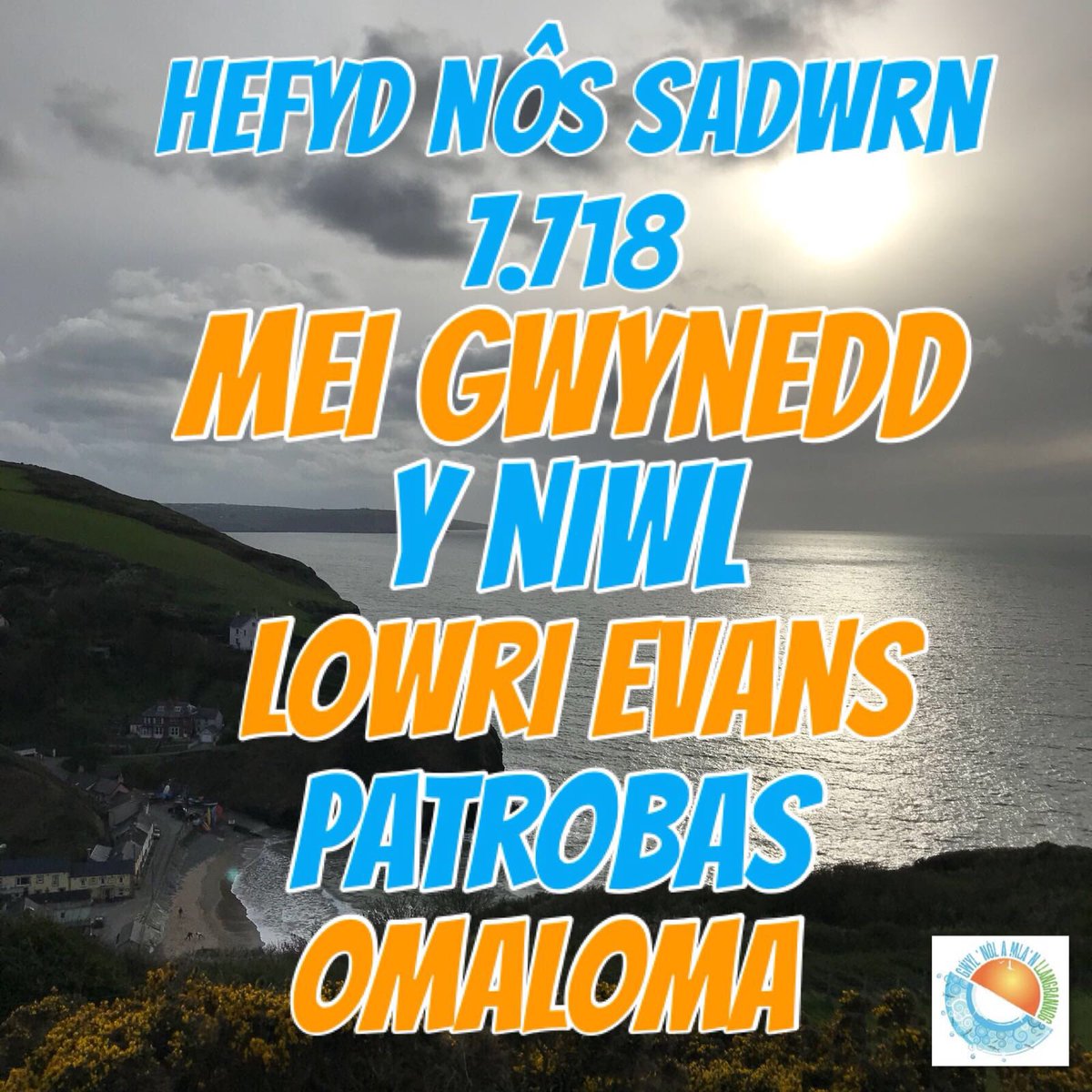 gwylnolamlan's tweet photo. A bydd mwy to o fandie gwych nos Sadwrn 7 Gorffennaf gyda @meigwynedd @yniwl @LowriEvansMusic @patrobasband @OMALOMAband #nolamlan18 #dathlu10 #OMB #amddim #croeso https://t.co/a6pFoGYGtV