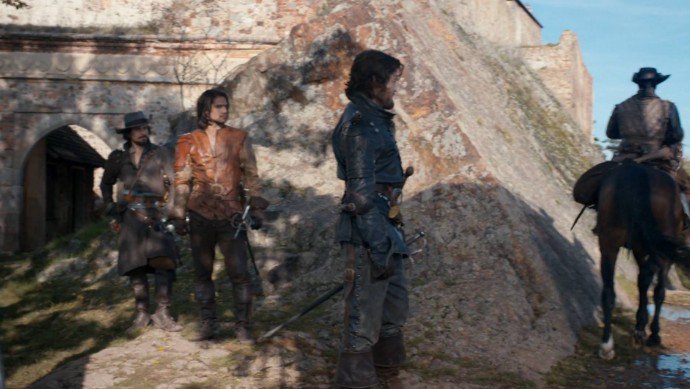 HespShirley's tweet photo. #TheMusketeers Then and now #locations #Tocnik Another great place ⚜️and surprisingly little space for actors and crew to film this scene https://t.co/zJP46KrOVm