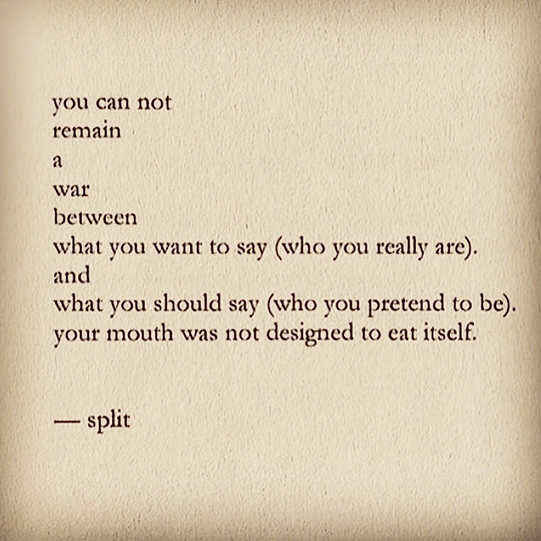 My ditsy self forgot to attach and image from my last tweet. @nayyirahwaheed capturing so many parts of my life in page after page of Salt. So much healing in her brief, powerful sentences. #poetry #nayyirahwaheed #indiandragqueen