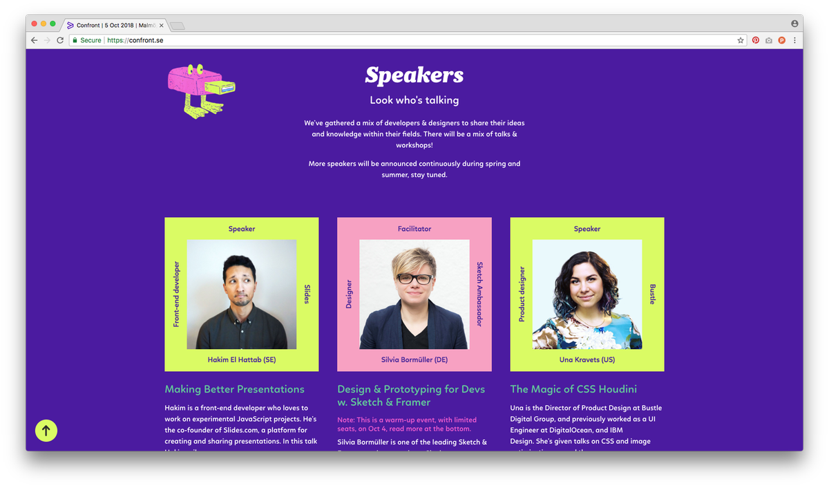 the_awwwesomes's tweet image. Great Monday news! Join @Confront_SE conference in October with special code for our community. Promo code: awwwesomeConfront gives you 10% off the regular price and it's valid till 11th May 🎉  Check out  confront.se :D &amp;lt;3 #confrontse #confront2018 #conf #design #dev