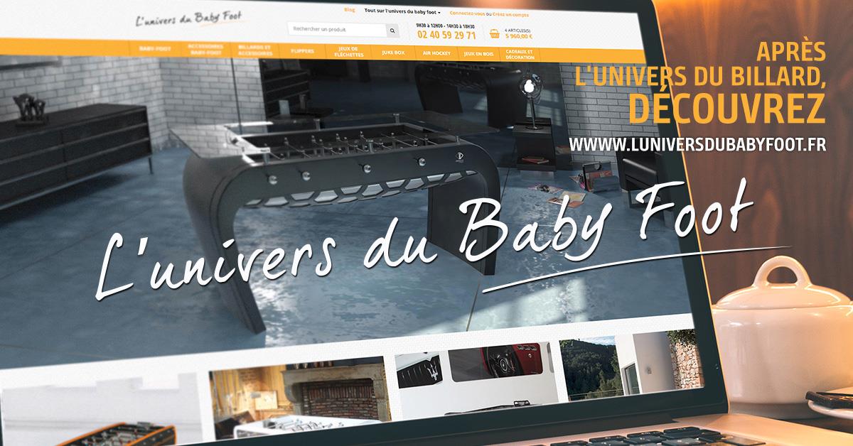 L'UNIVERS DU BABY FOOT DÉBARQUE sur luniversdubabyfoot.fr ! #ecommerce multimarques #babyfoot intérieur et extérieur fabrication #madeinfrance <a href="/MadeinFranceFR/">Made in France</a> #bonzini <a href="/Sulpiebaby/">Sulpie baby foot</a> <a href="/DebuchybyToulet/">Debuchy by Toulet</a> <a href="/babyfootpetiot/">petiot</a> <a href="/StellaBabyFoot/">Stella Baby Foot</a>