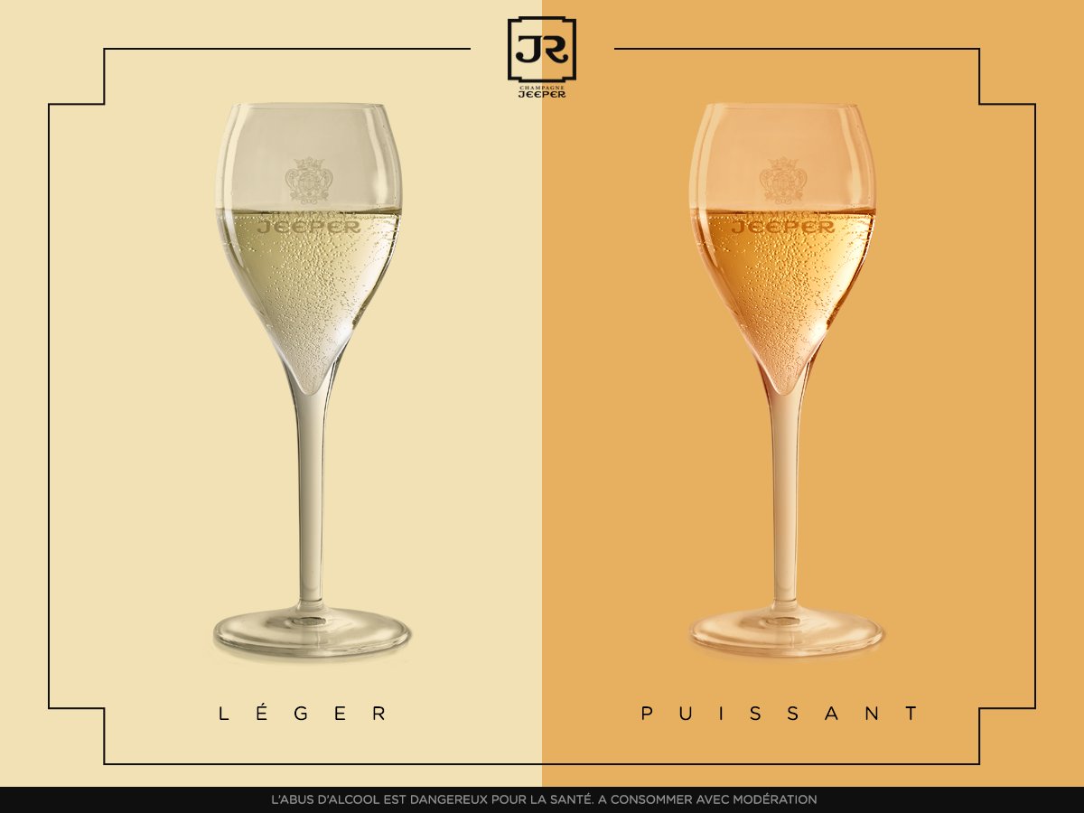 Saviez-vous que la "robe" du #champagne vous permettra de savoir s'il est léger ou plutôt puissant! #champagnejeeper