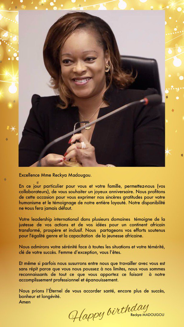 Reckya Madougou Hbd