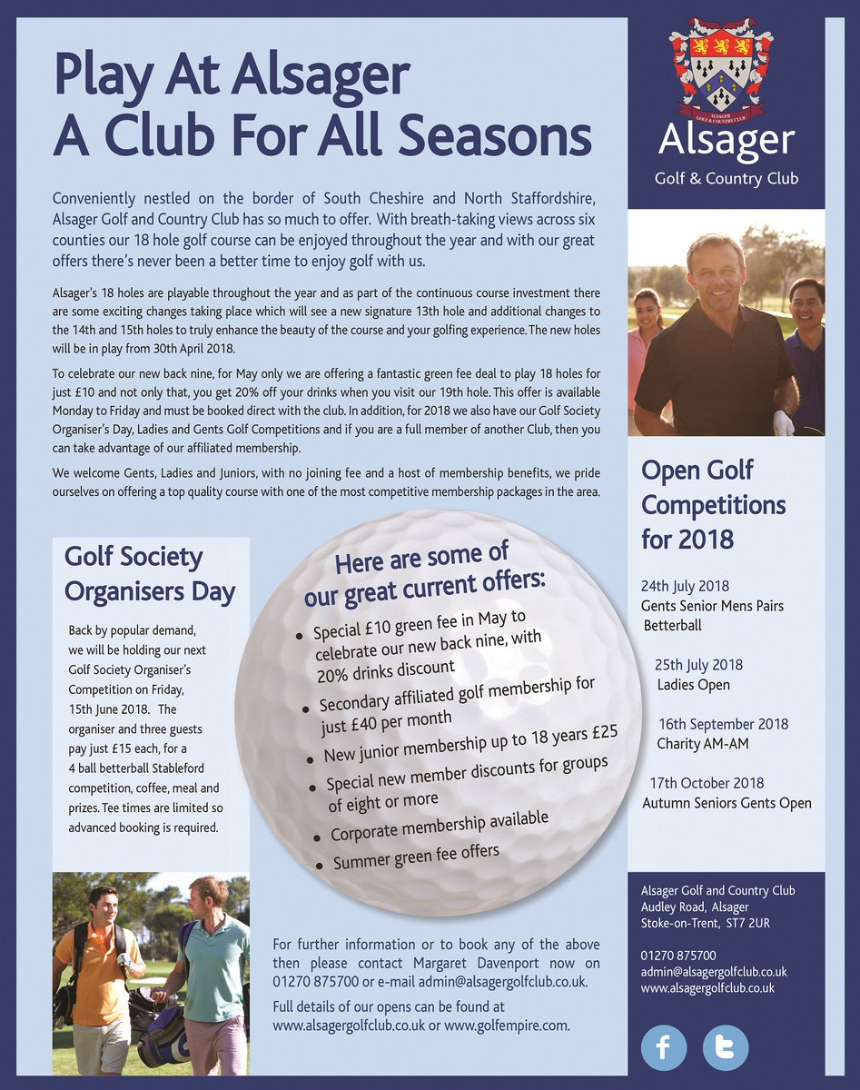 Alsager Golf Club tweet media