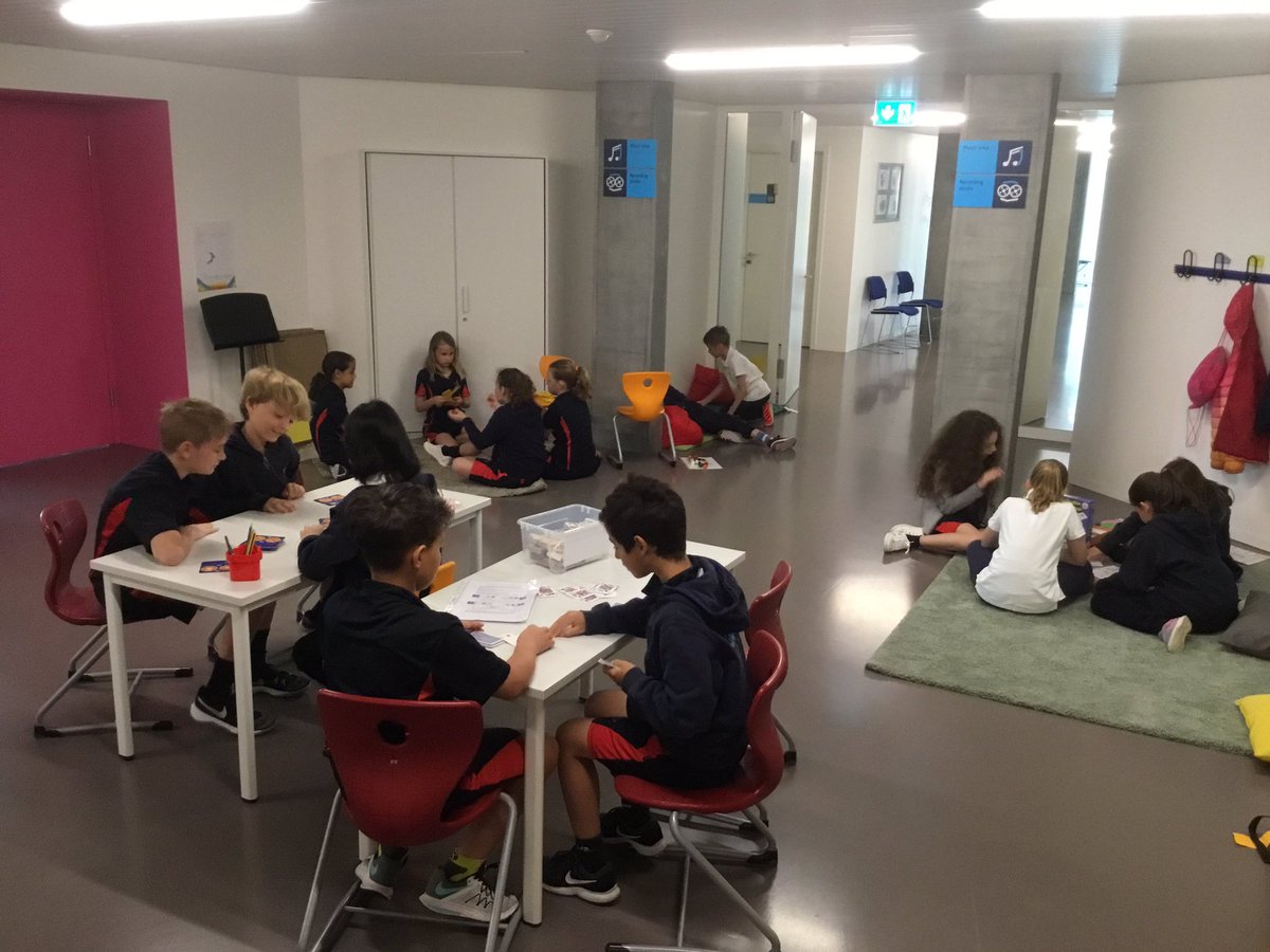 gwasgrade4's tweet photo. @gwasgrade4 getting really into their division and multiplication review with these math game centers @GWASwitzerland https://t.co/HZ8AMRaGtQ