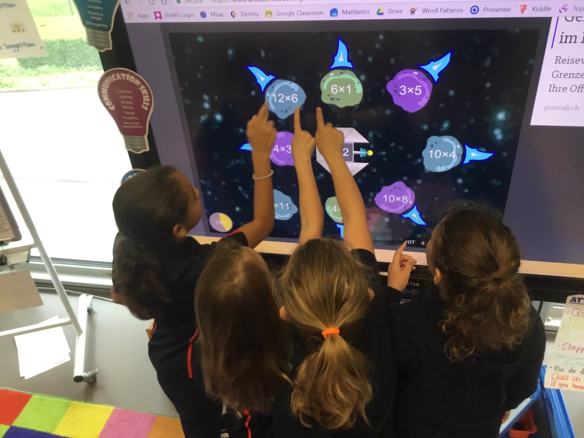 gwasgrade4's tweet photo. @gwasgrade4 getting really into their division and multiplication review with these math game centers @GWASwitzerland https://t.co/HZ8AMRaGtQ