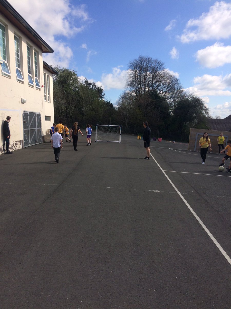 StCuthbertsPr's tweet photo. Moving into Football now. The scores are adding up. Thanks to @CarrickA_PE for their support #transition #interhousegames https://t.co/b9Xt5UD5ek