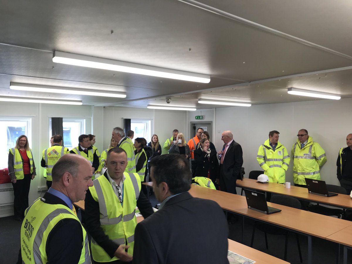 Brilliant turnout for the opening of the Sherford Training Centre