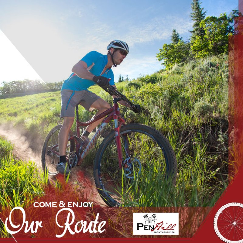 PenHillManor's tweet photo. Guests who stay at Penhill Manor can take advantage of the great mountain bike trails on offer. We are now part of the Rooiberg Breederiver Conservancy MTB Route! #penhillmanor #mtb #toontjiesrivier #perfecthideaways https://t.co/yU9XrC2Fw0