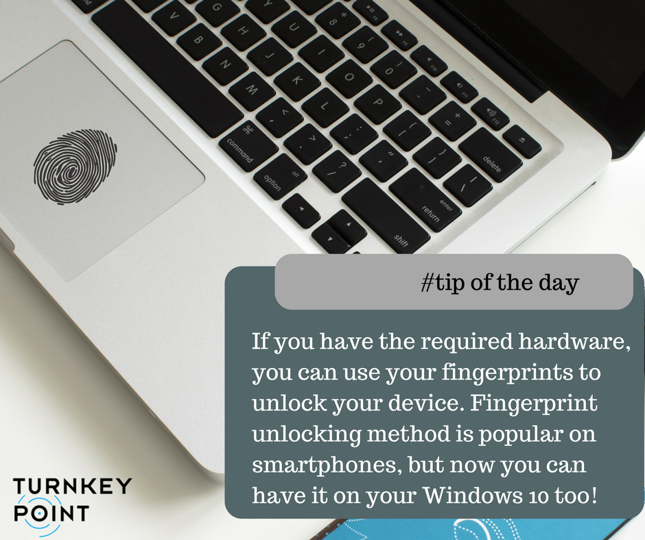 turnkeypoint's tweet photo. #Windows10 #Windows_Hello #Fingerprint_Login
If you want to add an extra layer of security to your laptop, consider using a built-in fingerprint reader. Your fingerprints are unique to you, making them a secure way to log on to your computer; https://t.co/UHzlIdGHam