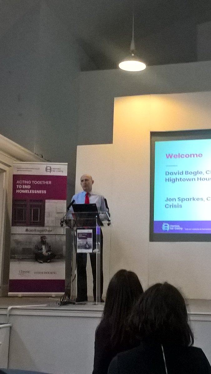 OriginHousing20's tweet photo. #HomesforCathy conference. Tackling homelessness back at top of HAs agenda. John Healey speaks of the need for urgency, clarity  &amp;  unity. https://t.co/wcUwjTe21w