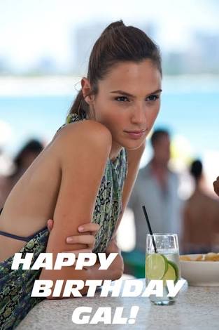 Happy birthday gal gadot. You\re absolutely gorgeous and stunning eagerly waiting for wonder woman 2 