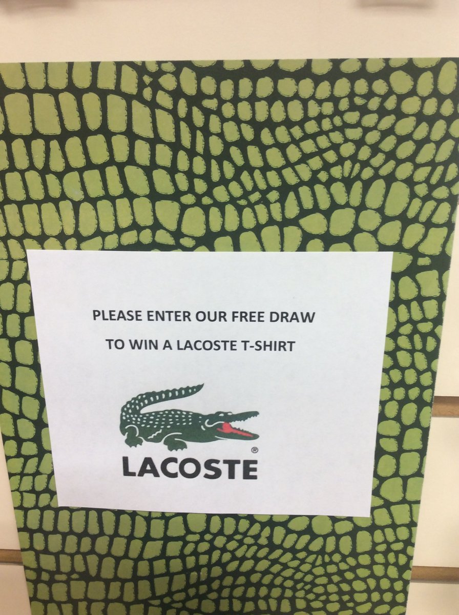 OpticiansWelly's tweet photo. Only 10-days to go for our Brand Showcase THURSDAY 10TH MAY@ Our WELLINGTON BRANCH, we even have a free draw for a "Lacoste T-Shirt". So come and see us and have a try of our FREE DRAW. Look forward to seeing you. 😎😎😍 https://t.co/N0yquBJdeQ