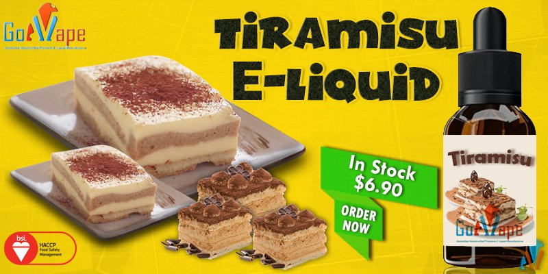 SuperVapeStore's tweet image. Fluffy, light, moca flavoured creamy &amp;amp; chocolate dessert blended to create the perfect Tiramisu vape. 
Click to shop now: bit.ly/2IovRoJ  
#vape #vapelove #vapeshop #vaping #vapefam #vapecommunity