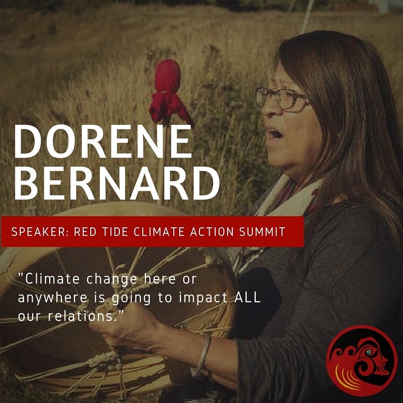 RedTideClimate's tweet photo. Dorene Bernard is a traditional Mi’kmaq #Grassroots grandmother, #waterprotector, water walker and #activist. She currently provides leadership and spiritual guidance in coordinating the Mi’kmaki resistance of the Alton Gas Storage project. https://t.co/nnXqbUCcjg